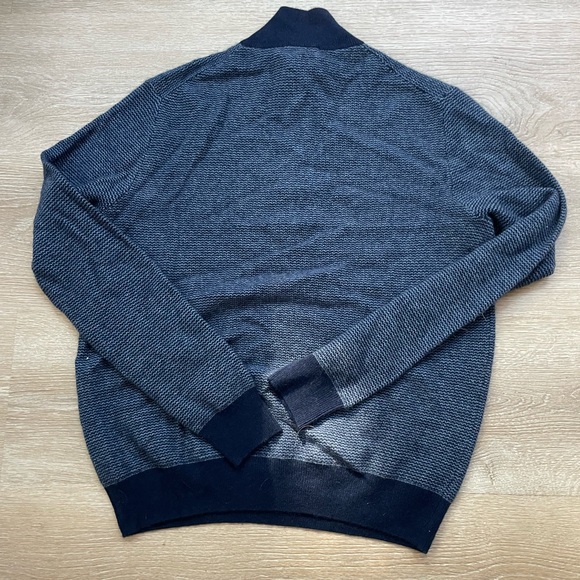 Men's Navy Blue Sweater 100% Cashmere NWT - Picture 2 of 5